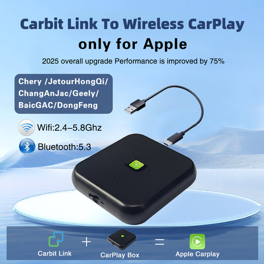 carbitlink to wireless carplay adapter for Chery, Jetway, Geely, GAC、changan