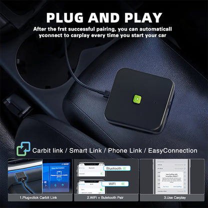 carbitlink to wireless carplay adapter for Chery, Jetway, Geely, GAC、changan