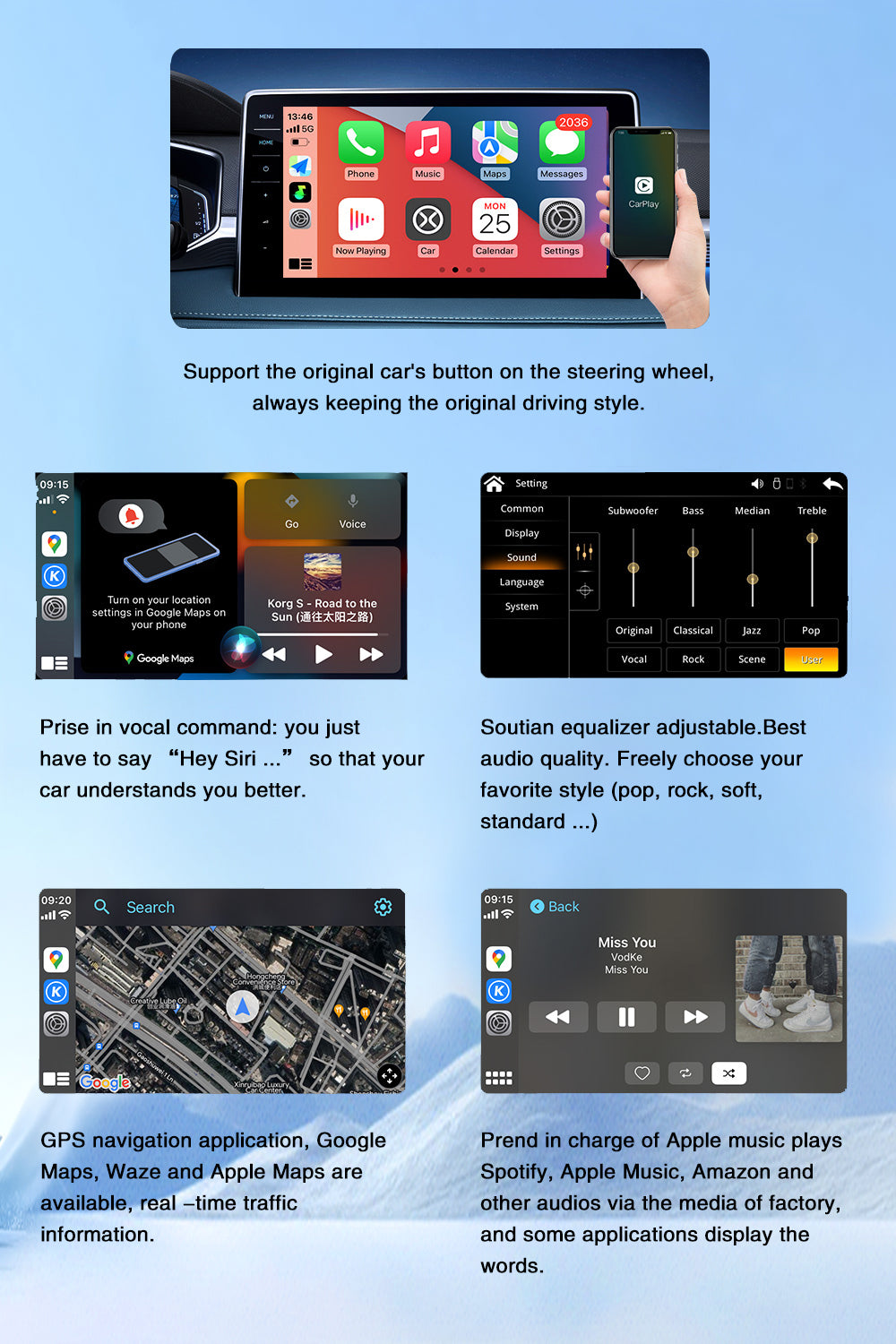 carbitlink to wireless carplay adapter for Chery, Jetway, Geely, GAC、changan