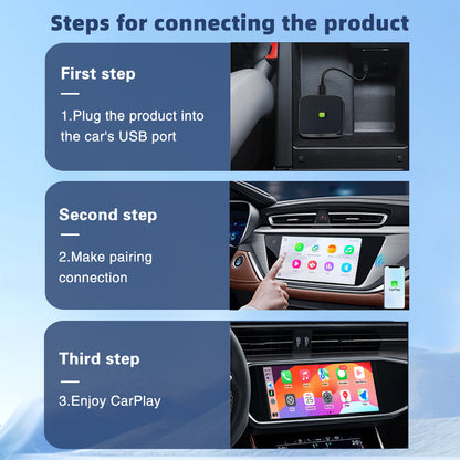 carbitlink to wireless carplay adapter for Chery, Jetway, Geely, GAC、changan