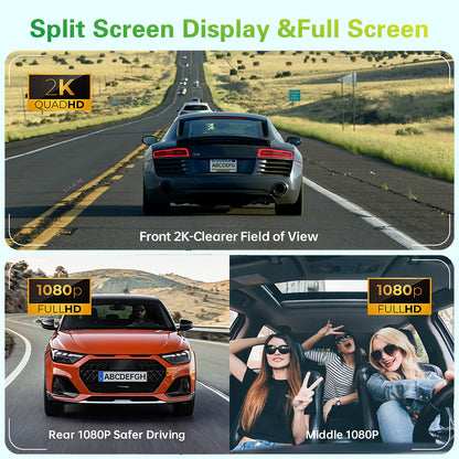 10.26inch wireless carplay Android Auto Three cameras