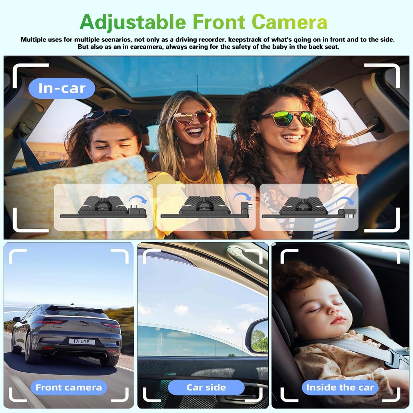 10.26inch wireless carplay Android Auto Three cameras