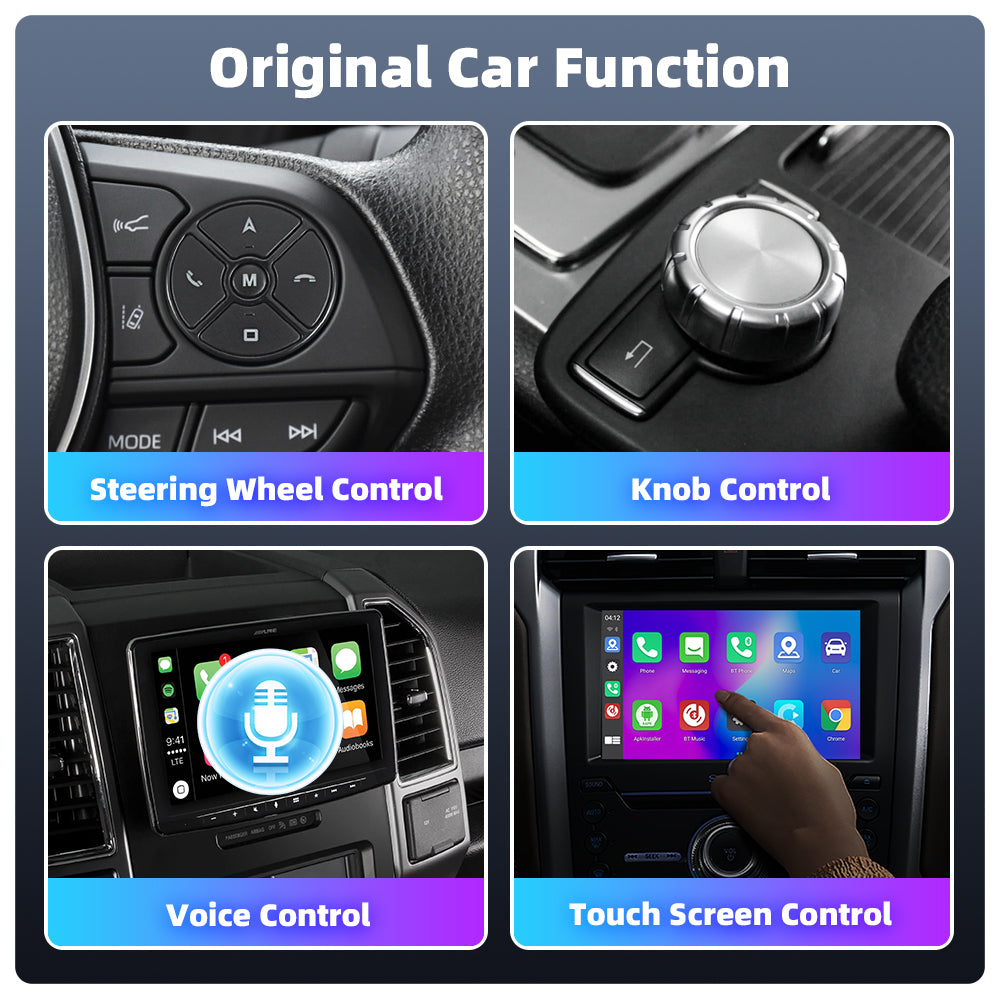 Wireless CarPlay & Android Auto ai box 4+64GB/8+128GB