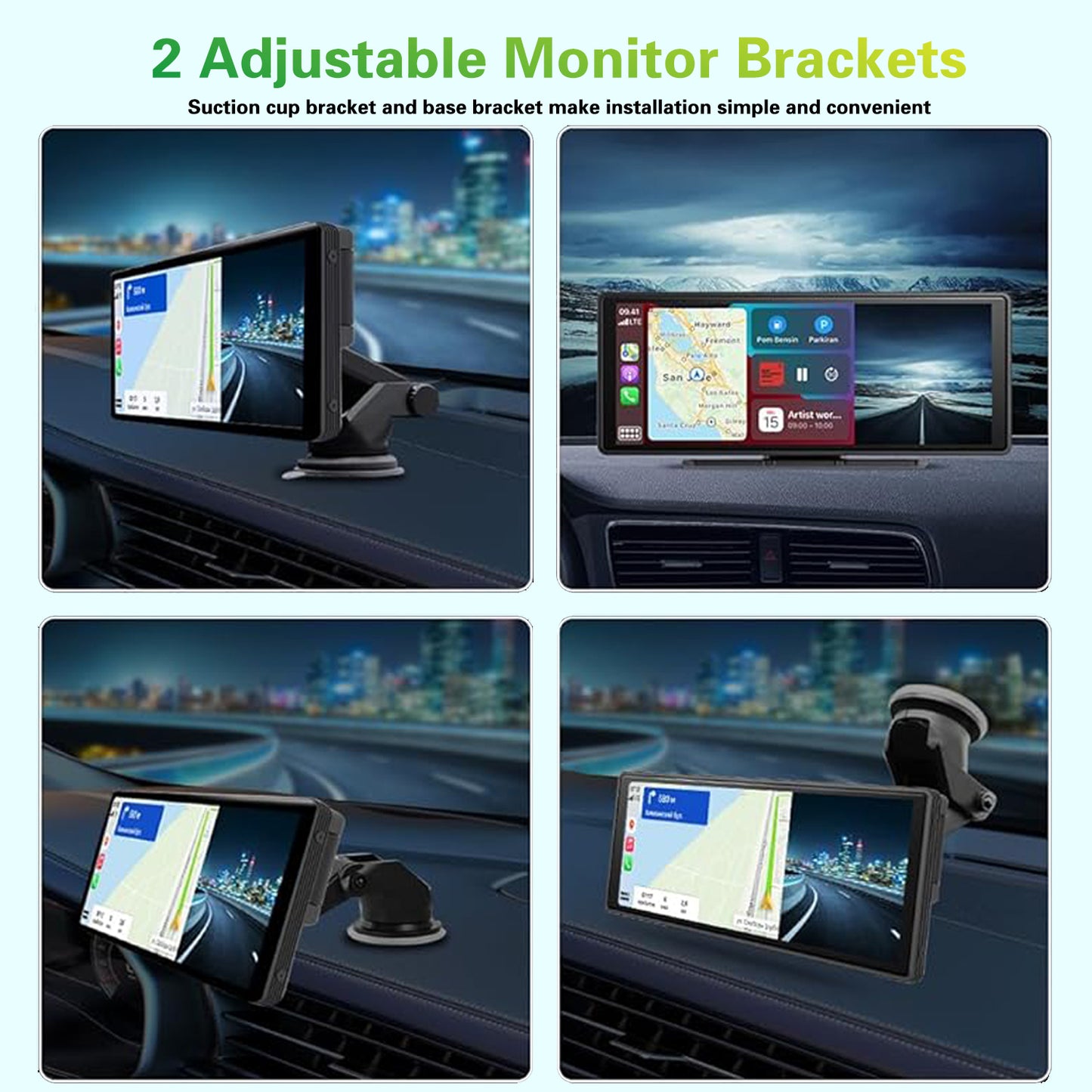 10.26inch wireless carplay Android Auto Three cameras