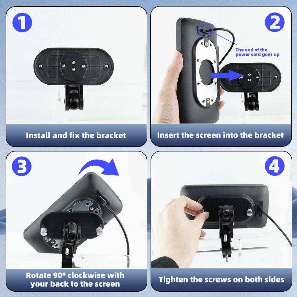 6.25 inch wireless motorcycle Apple CarPlay and Android Auto  screen