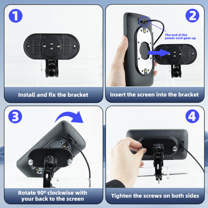 6.25 inch wireless motorcycle Apple CarPlay and Android Auto  screen