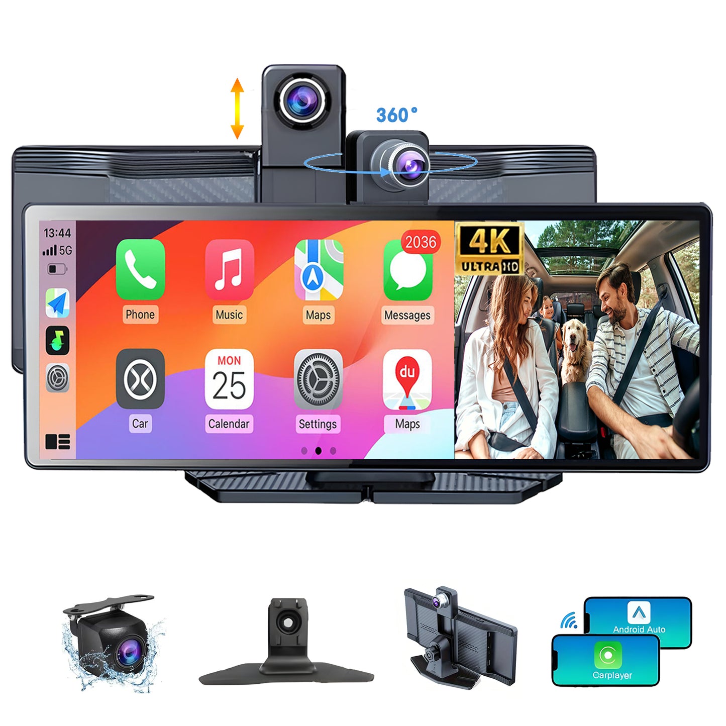 9.3 inch Wireless CarPlay & Android Auto IPS Touch screen