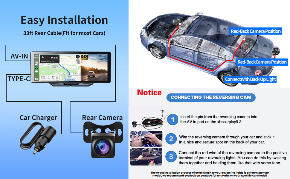 9.3 inch Wireless CarPlay & Android Auto IPS Touch screen