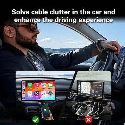 Wireless iPhone CarPlay Android Auto Adapter