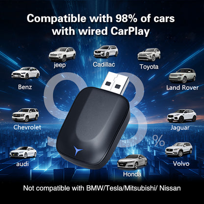 Wireless iPhone CarPlay Android Auto Adapter