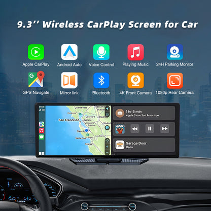 9.3 inch Wireless CarPlay & Android Auto IPS Touch screen