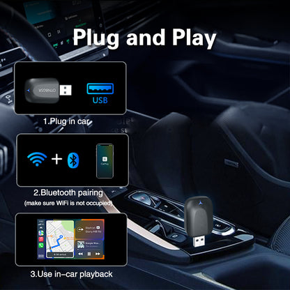 Wireless iPhone CarPlay Android Auto Adapter