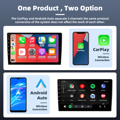 Wireless CarPlay & Android Auto ai box 4+64GB/8+128GB