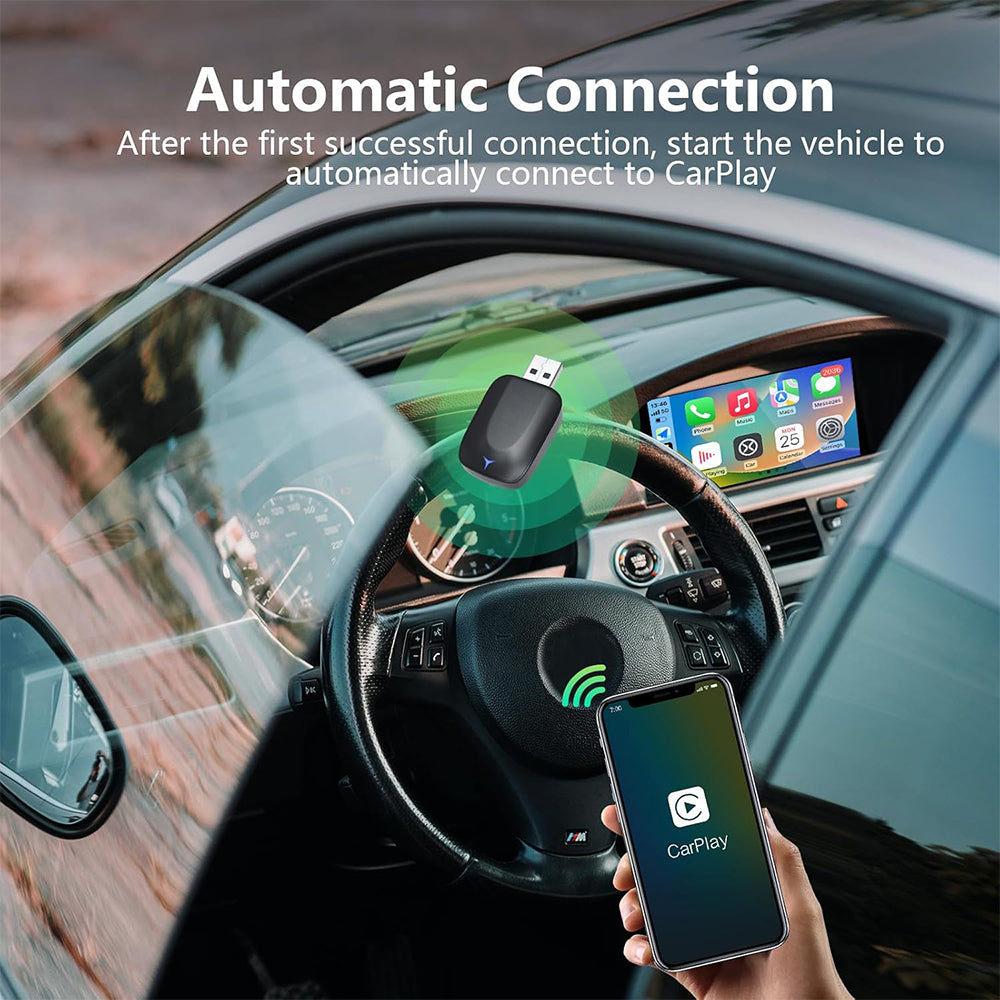 Wireless iPhone CarPlay Android Auto Adapter