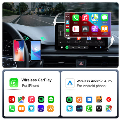 Wireless CarPlay & Android Auto ai box 4+64GB/8+128GB