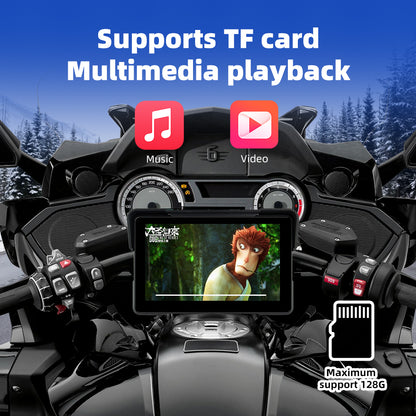 7inch motorcycle&carplay android auto Android 13 system 2+16GB with YouTube TikTok Netflix