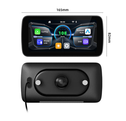 6.25 inch wireless motorcycle Apple CarPlay and Android Auto  screen